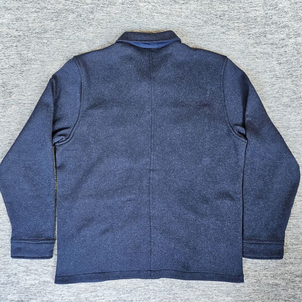 Patagonia Men's Navy Blue Wool-Blend Button Jacket - Picture 2 of 13